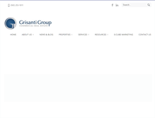 Tablet Screenshot of grisantigroup.com